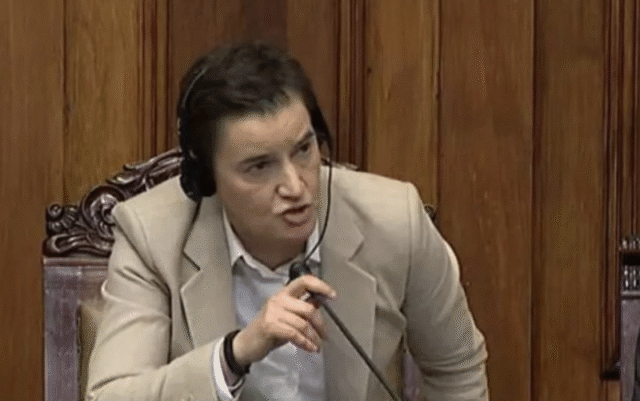 Brnabić opsovala zastupnicu u Skupštini